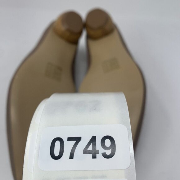 Journee Collection Maggs 007451 Loafer Women 8.5 Taupe Leather Pointed Toe S0749 - Picture 10 of 10